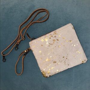 Cowhide Myra Bag with adjustable strap